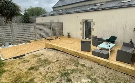 pose de terrasse à Guiclan - image 3